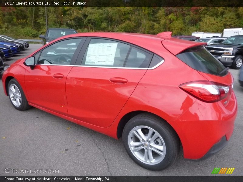 Red Hot / Jet Black 2017 Chevrolet Cruze LT