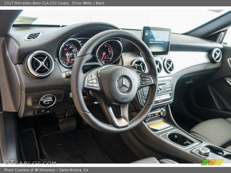 Cirrus White / Black 2017 Mercedes-Benz CLA 250 Coupe