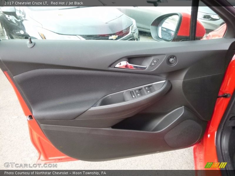 Red Hot / Jet Black 2017 Chevrolet Cruze LT