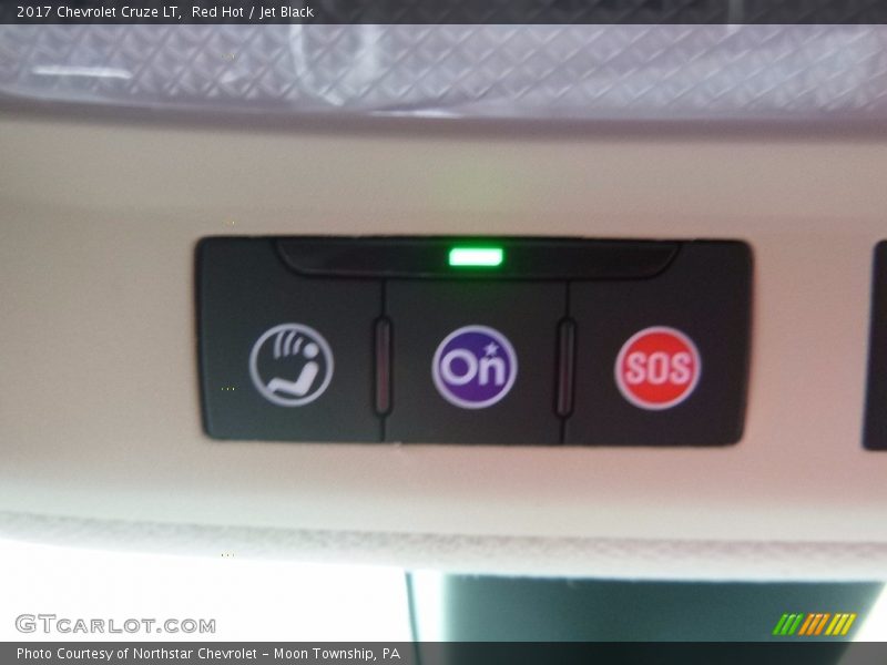 Red Hot / Jet Black 2017 Chevrolet Cruze LT