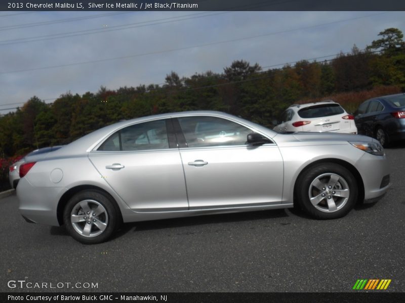 Silver Ice Metallic / Jet Black/Titanium 2013 Chevrolet Malibu LS