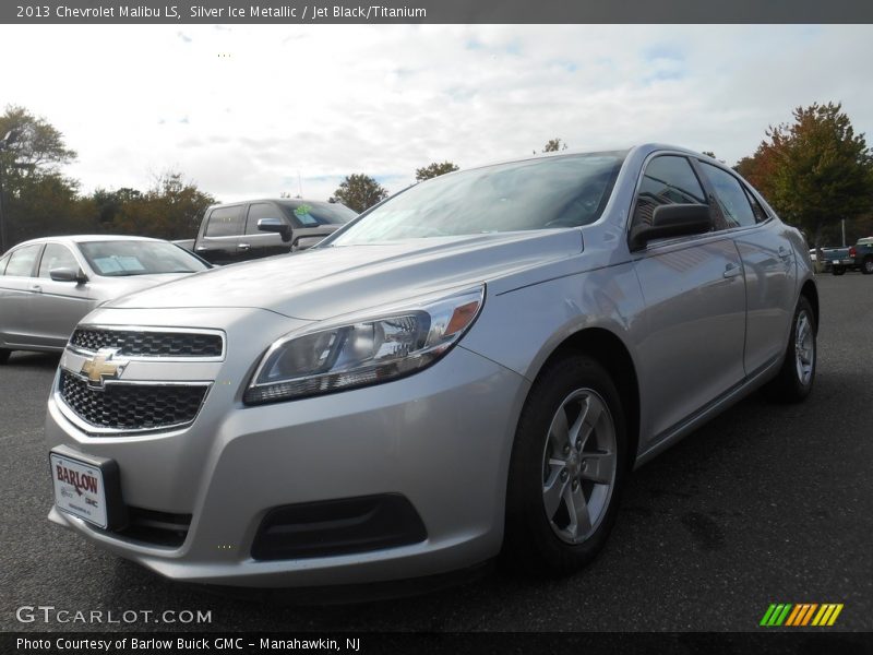 Silver Ice Metallic / Jet Black/Titanium 2013 Chevrolet Malibu LS