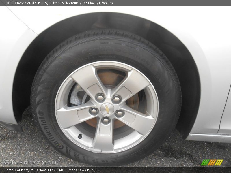 Silver Ice Metallic / Jet Black/Titanium 2013 Chevrolet Malibu LS