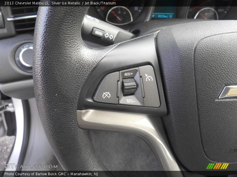 Silver Ice Metallic / Jet Black/Titanium 2013 Chevrolet Malibu LS