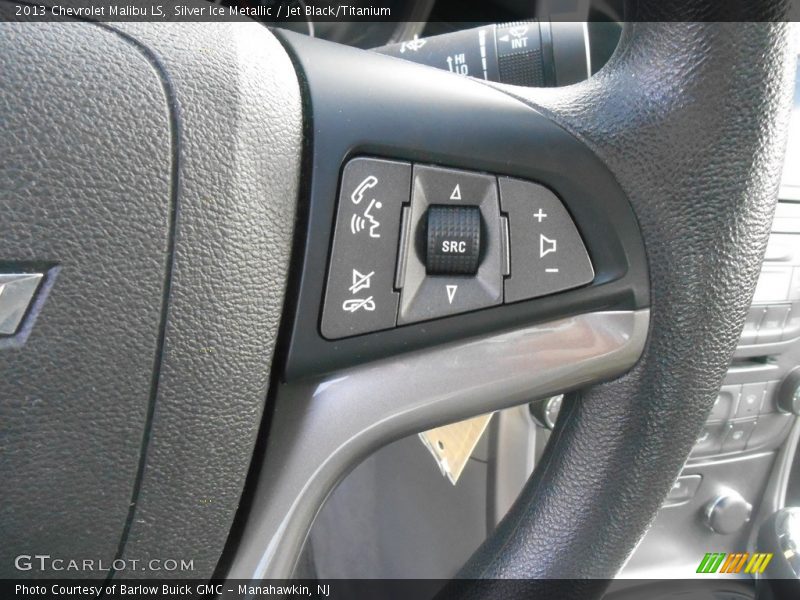 Silver Ice Metallic / Jet Black/Titanium 2013 Chevrolet Malibu LS