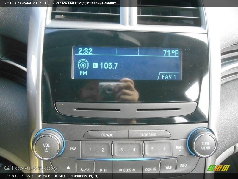 Silver Ice Metallic / Jet Black/Titanium 2013 Chevrolet Malibu LS