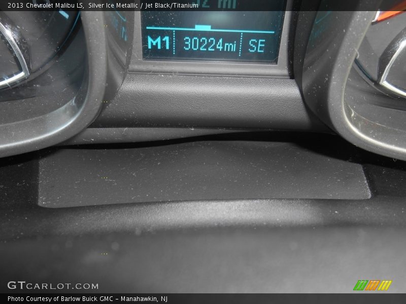 Silver Ice Metallic / Jet Black/Titanium 2013 Chevrolet Malibu LS
