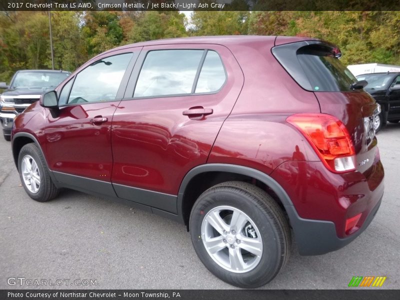 Crimson Metallic / Jet Black/­Light Ash Gray 2017 Chevrolet Trax LS AWD