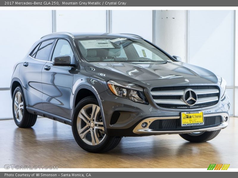 Mountain Grey Metallic / Crystal Gray 2017 Mercedes-Benz GLA 250