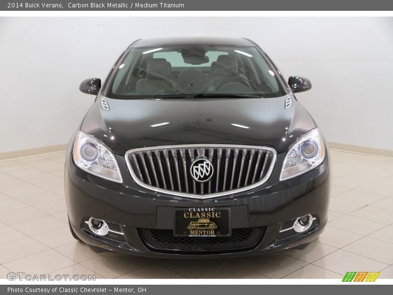 Carbon Black Metallic / Medium Titanium 2014 Buick Verano