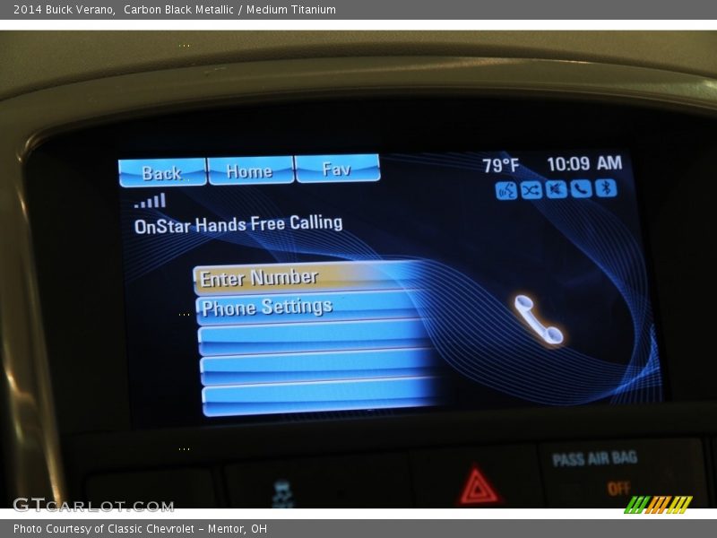 Carbon Black Metallic / Medium Titanium 2014 Buick Verano
