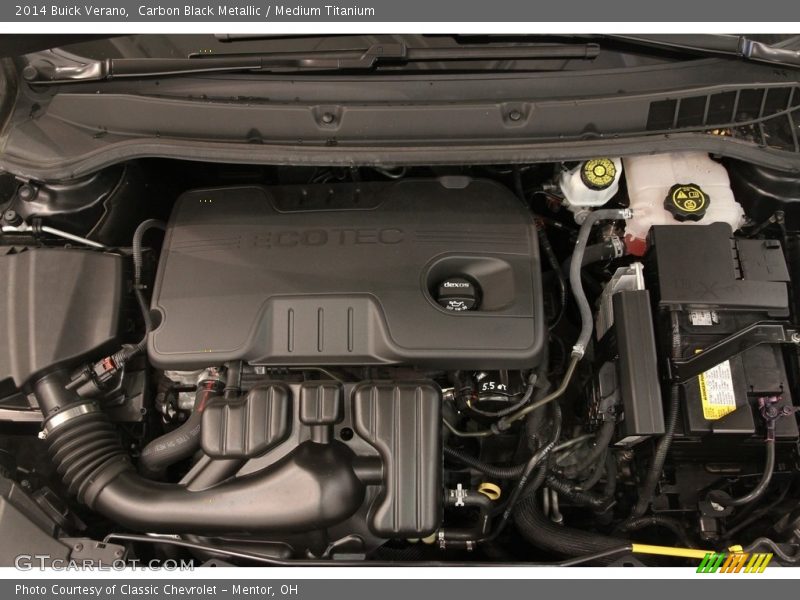 Carbon Black Metallic / Medium Titanium 2014 Buick Verano