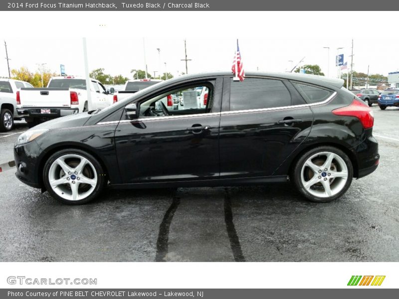 Tuxedo Black / Charcoal Black 2014 Ford Focus Titanium Hatchback