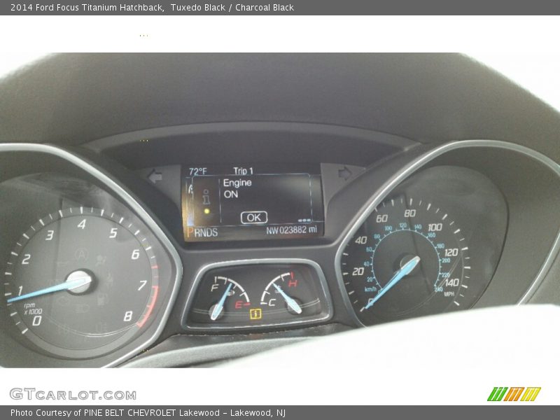 Tuxedo Black / Charcoal Black 2014 Ford Focus Titanium Hatchback