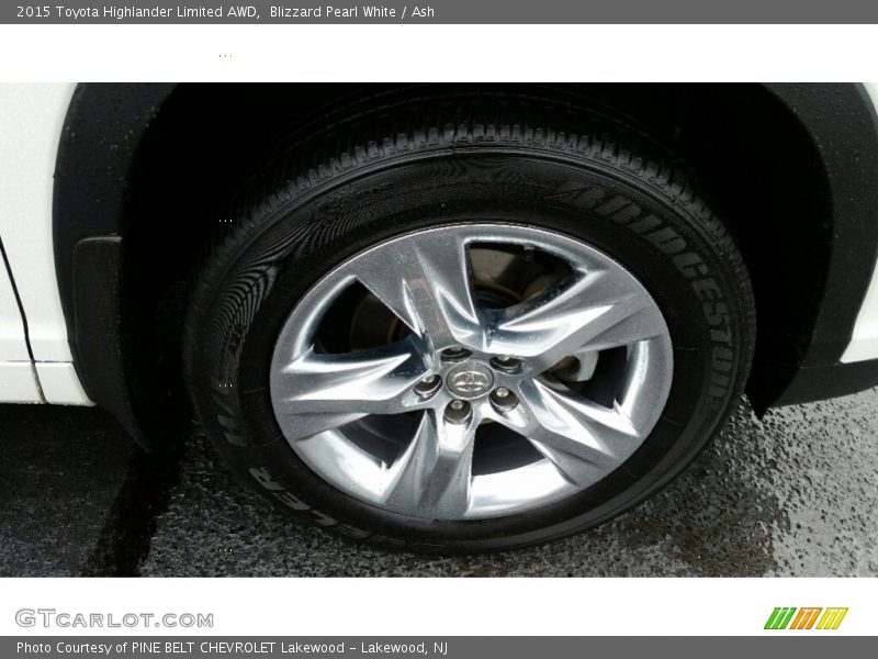 Blizzard Pearl White / Ash 2015 Toyota Highlander Limited AWD