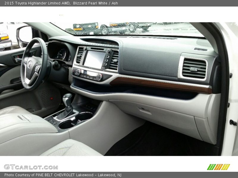 Blizzard Pearl White / Ash 2015 Toyota Highlander Limited AWD