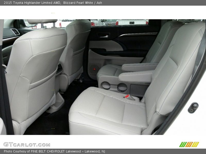 Blizzard Pearl White / Ash 2015 Toyota Highlander Limited AWD
