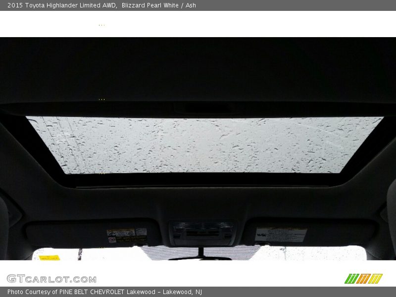 Blizzard Pearl White / Ash 2015 Toyota Highlander Limited AWD
