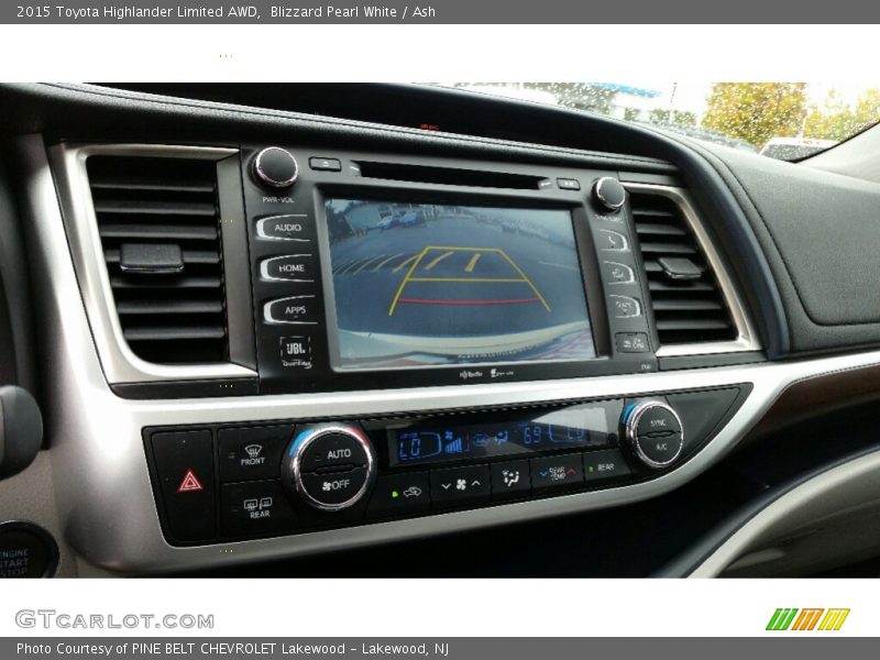 Blizzard Pearl White / Ash 2015 Toyota Highlander Limited AWD