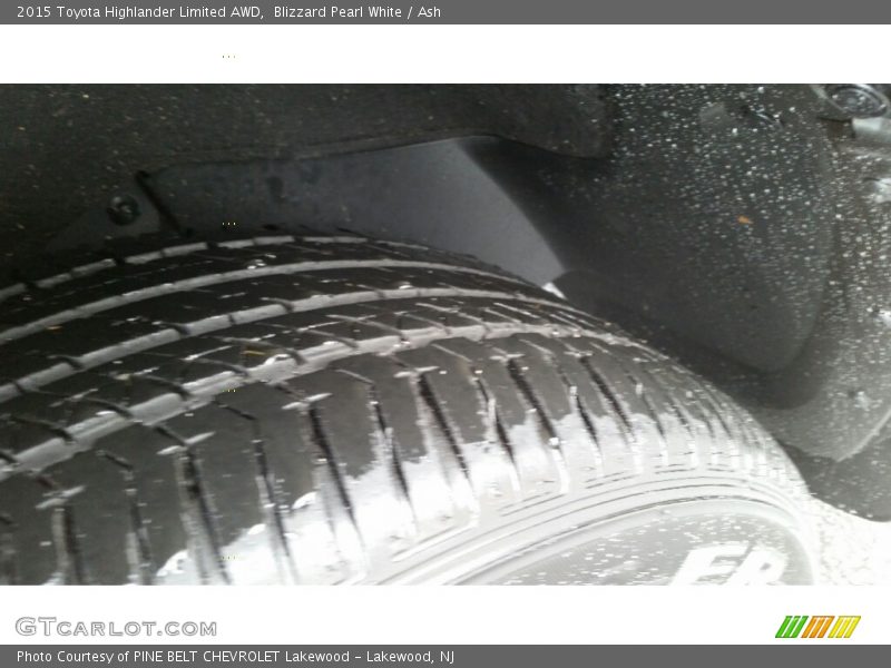 Blizzard Pearl White / Ash 2015 Toyota Highlander Limited AWD
