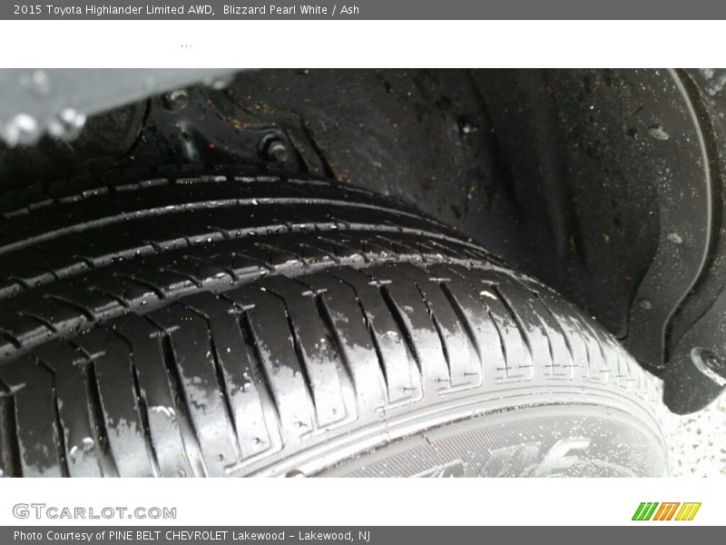 Blizzard Pearl White / Ash 2015 Toyota Highlander Limited AWD
