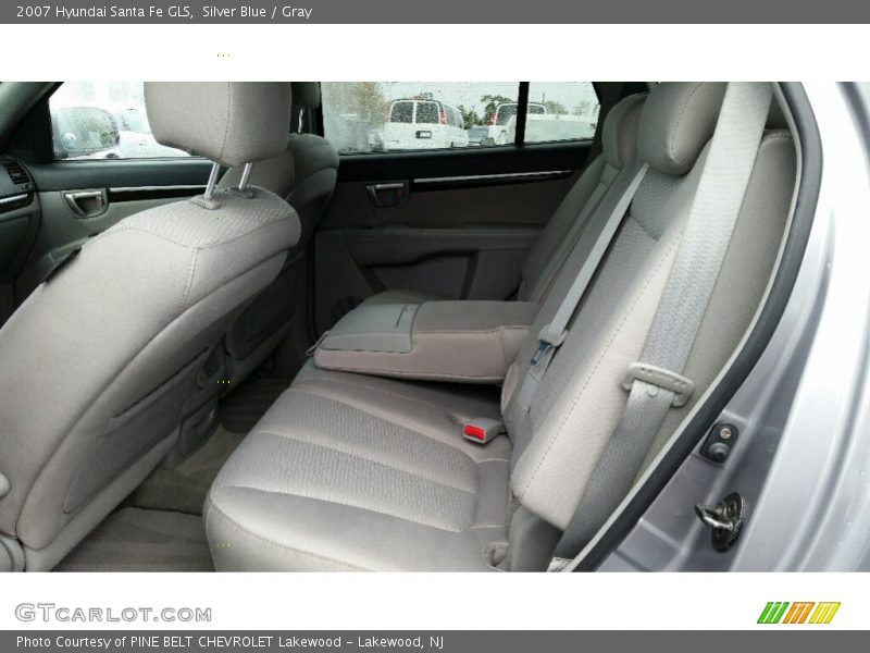 Silver Blue / Gray 2007 Hyundai Santa Fe GLS