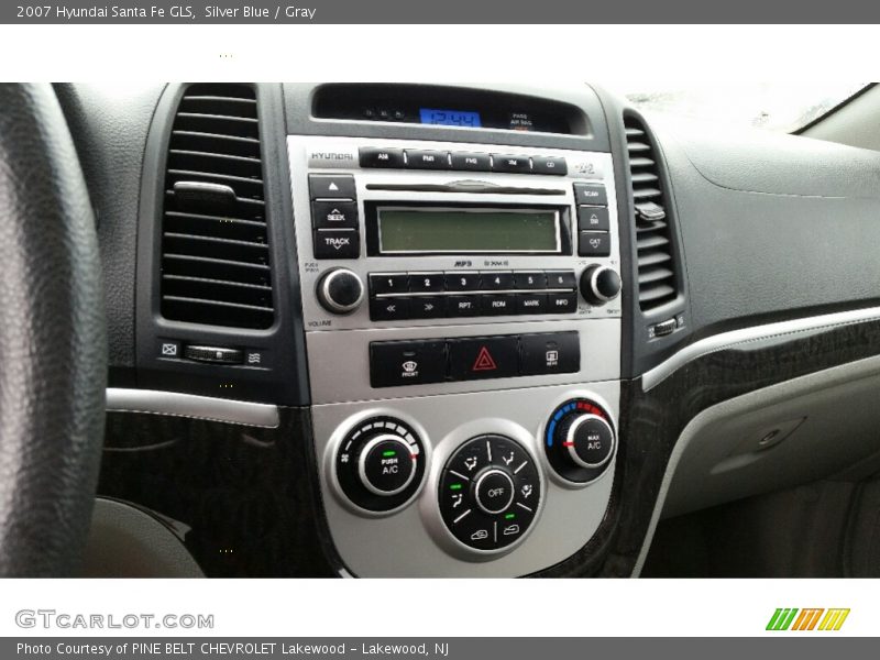 Silver Blue / Gray 2007 Hyundai Santa Fe GLS