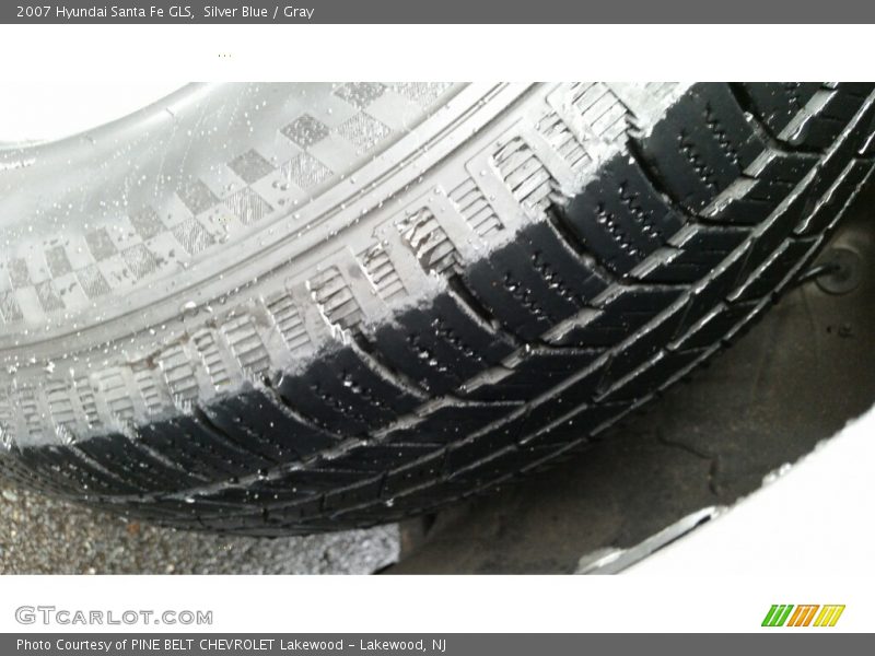 Silver Blue / Gray 2007 Hyundai Santa Fe GLS