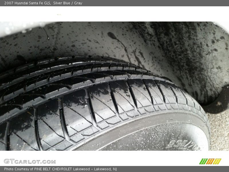 Silver Blue / Gray 2007 Hyundai Santa Fe GLS
