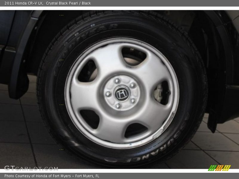 Crystal Black Pearl / Black 2011 Honda CR-V LX