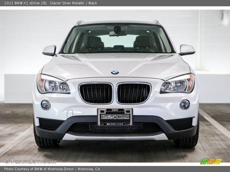 Glacier Silver Metallic / Black 2013 BMW X1 sDrive 28i