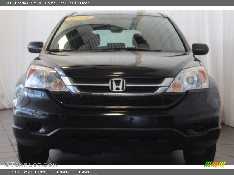 Crystal Black Pearl / Black 2011 Honda CR-V LX