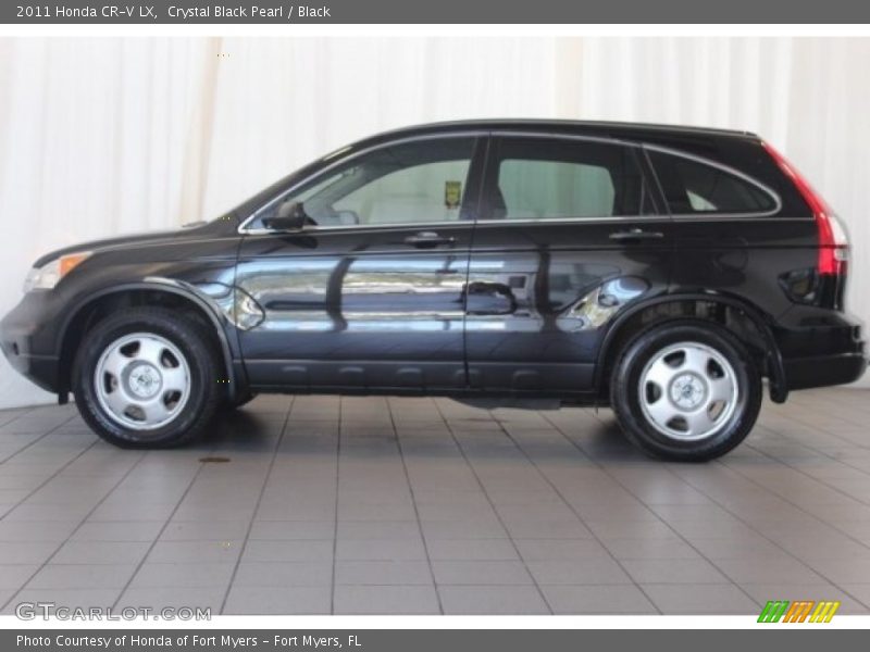 Crystal Black Pearl / Black 2011 Honda CR-V LX