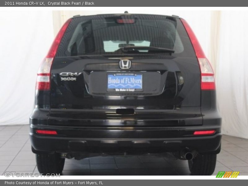 Crystal Black Pearl / Black 2011 Honda CR-V LX