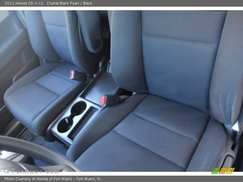 Crystal Black Pearl / Black 2011 Honda CR-V LX