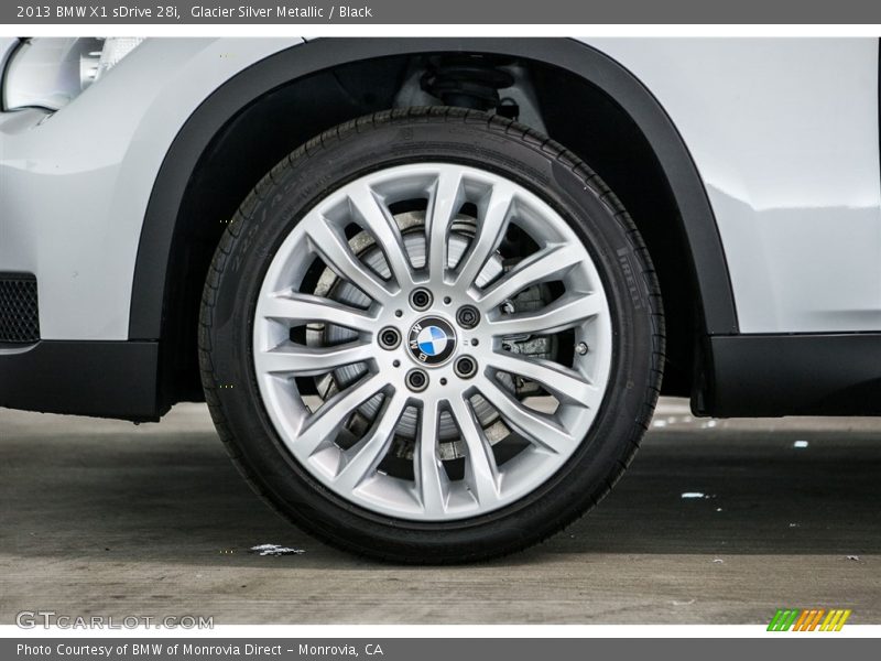 Glacier Silver Metallic / Black 2013 BMW X1 sDrive 28i