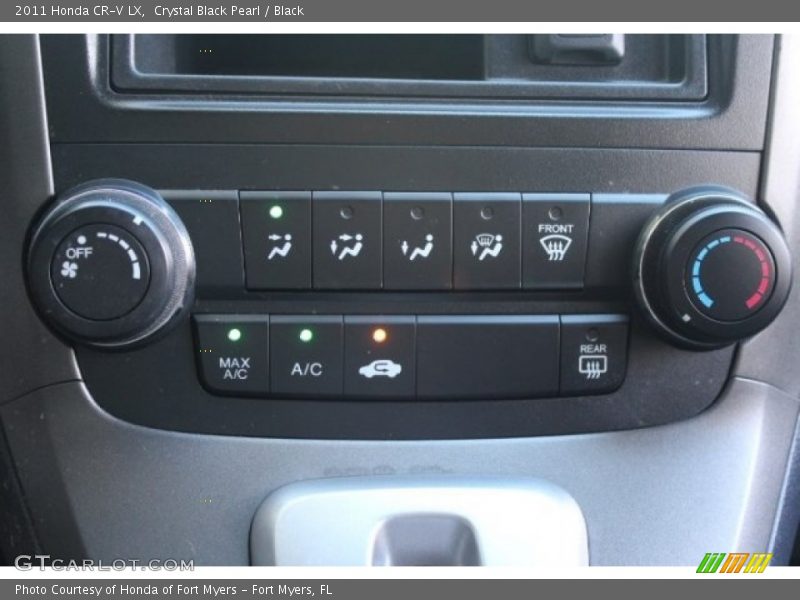 Crystal Black Pearl / Black 2011 Honda CR-V LX