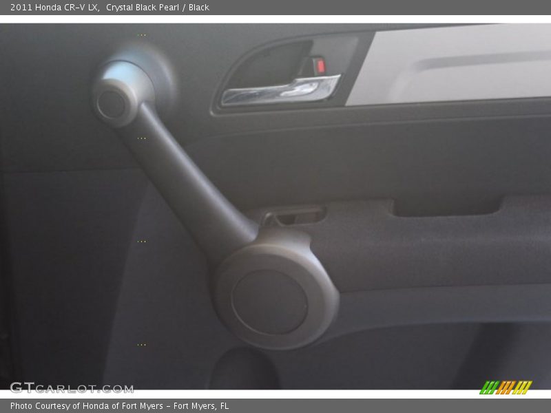 Crystal Black Pearl / Black 2011 Honda CR-V LX