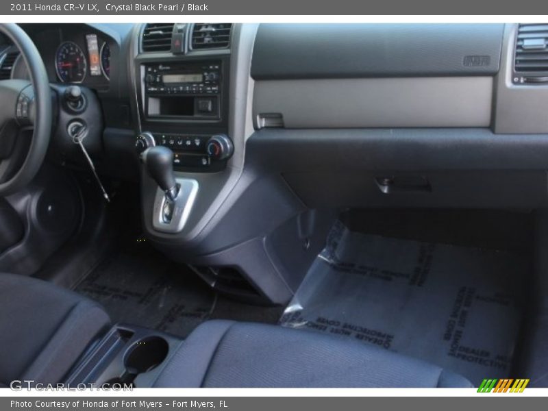 Crystal Black Pearl / Black 2011 Honda CR-V LX