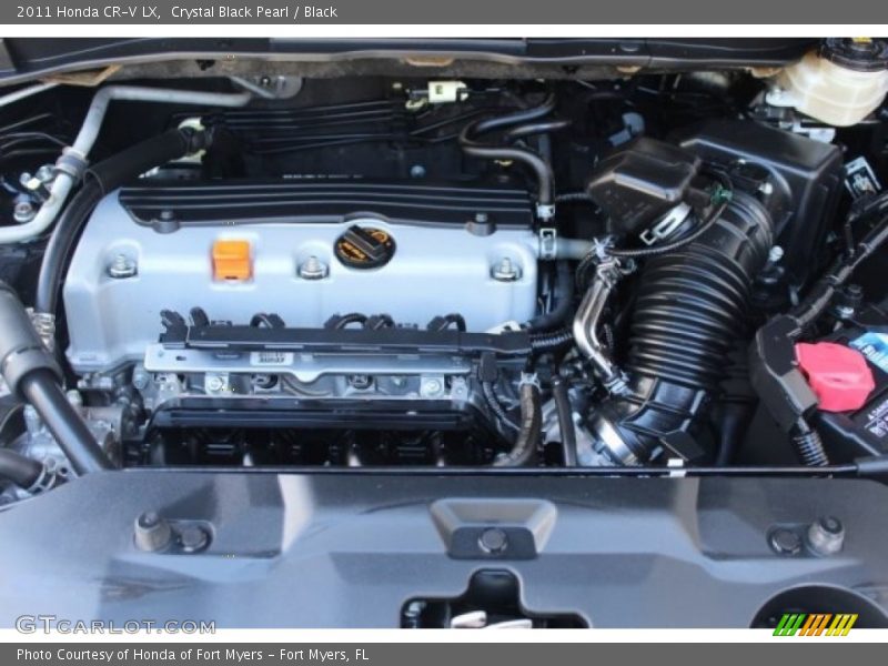 Crystal Black Pearl / Black 2011 Honda CR-V LX