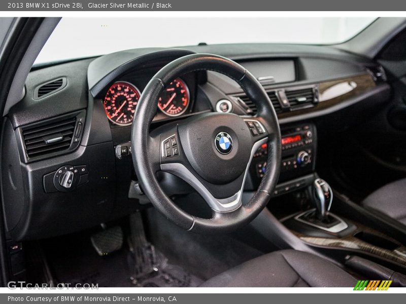 Glacier Silver Metallic / Black 2013 BMW X1 sDrive 28i