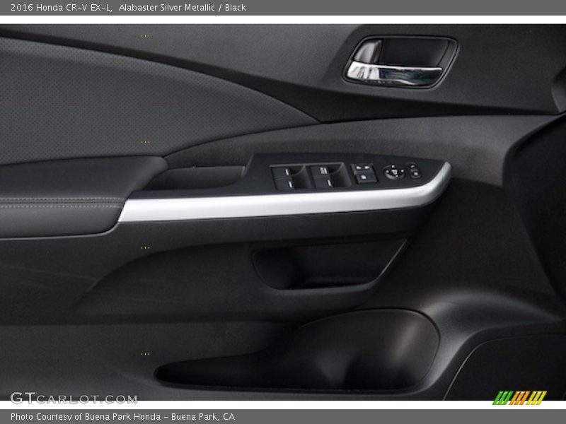 Alabaster Silver Metallic / Black 2016 Honda CR-V EX-L
