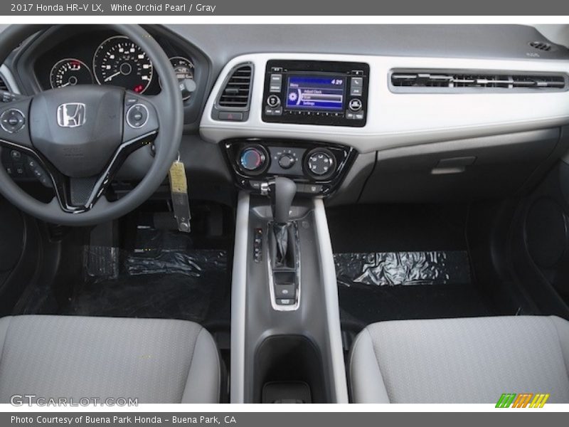 White Orchid Pearl / Gray 2017 Honda HR-V LX