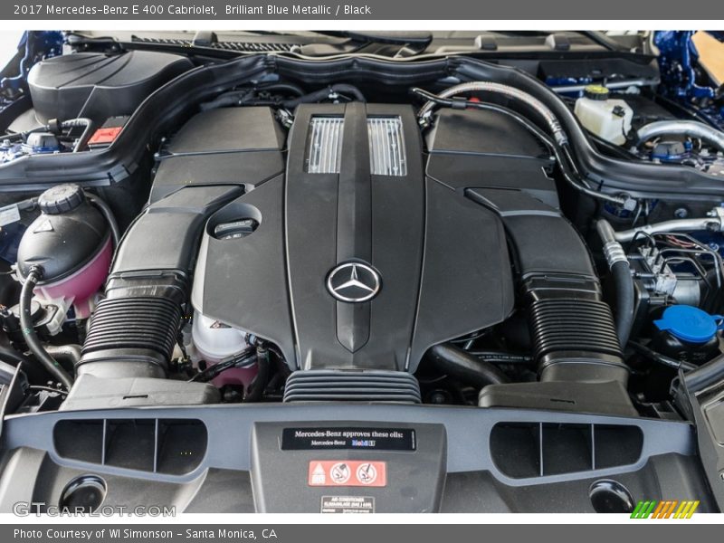  2017 E 400 Cabriolet Engine - 3.0 Liter Turbocharged DOHC 24-Valve VVT V6