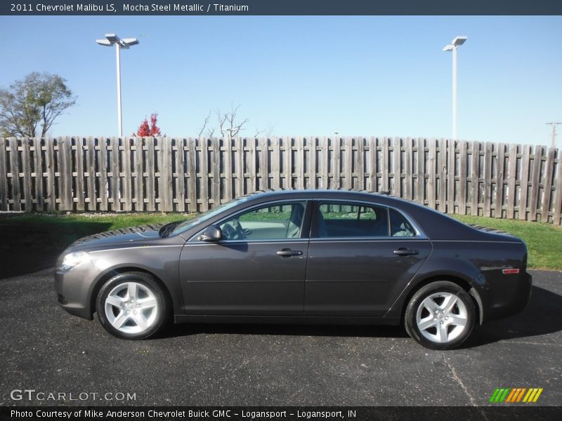Mocha Steel Metallic / Titanium 2011 Chevrolet Malibu LS