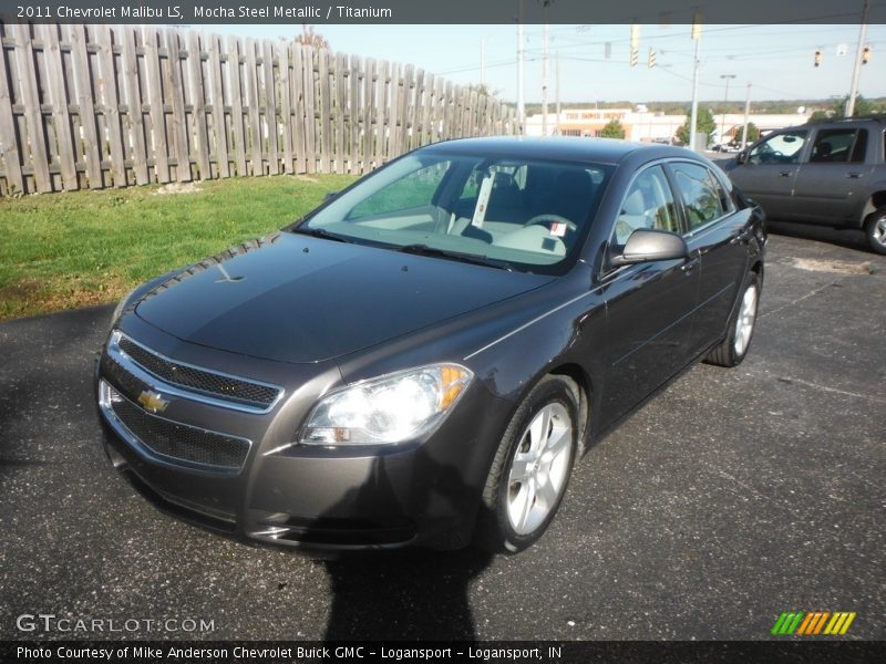 Mocha Steel Metallic / Titanium 2011 Chevrolet Malibu LS