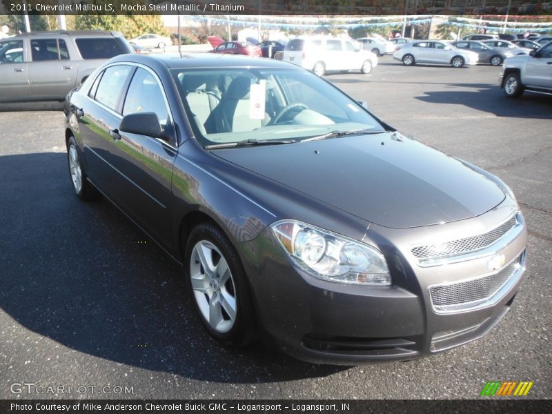 Mocha Steel Metallic / Titanium 2011 Chevrolet Malibu LS