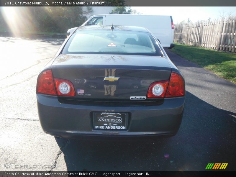 Mocha Steel Metallic / Titanium 2011 Chevrolet Malibu LS