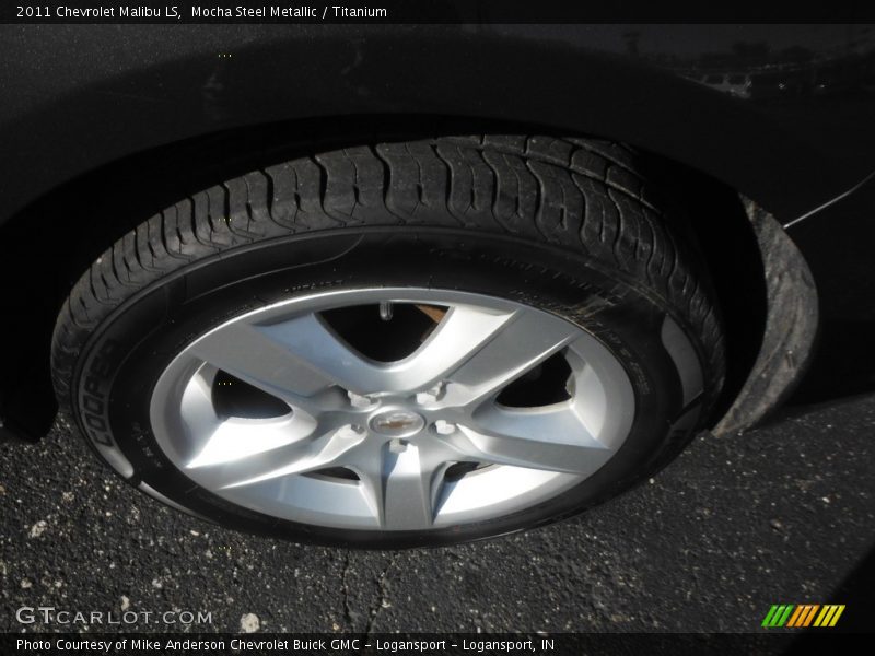 Mocha Steel Metallic / Titanium 2011 Chevrolet Malibu LS