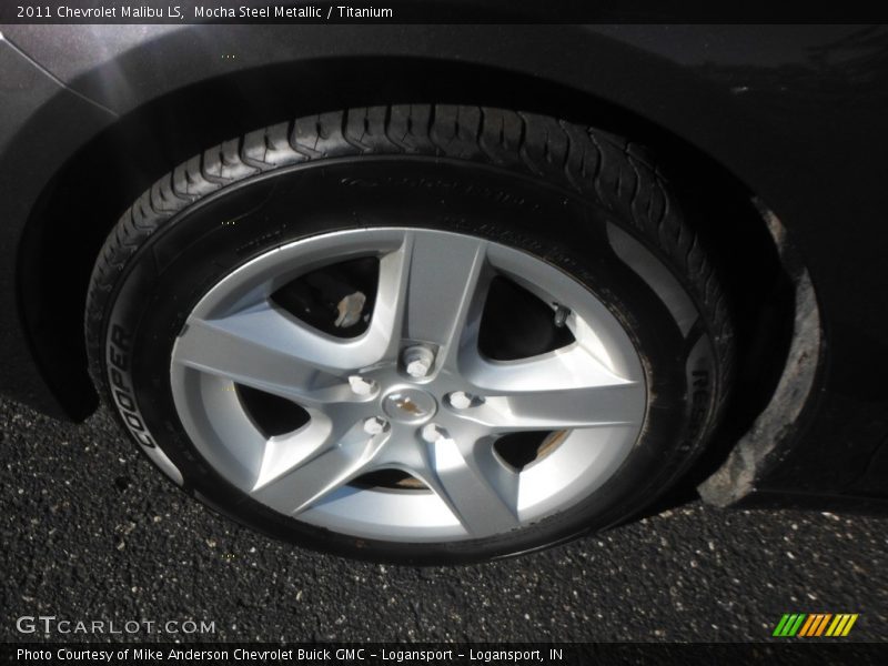 Mocha Steel Metallic / Titanium 2011 Chevrolet Malibu LS